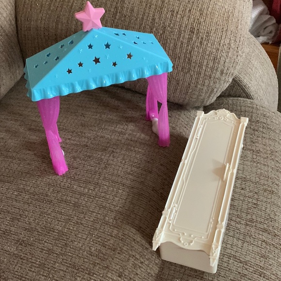Barbie Other - Free w bundle purchase: plastic Tent and wardrobe furniture
